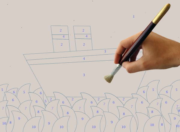 Creation of Paint by numbers... : Step 3